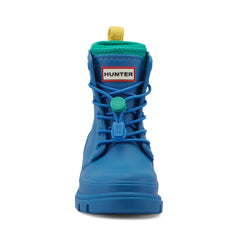 Little Kids Stamp Lace-Up Waterproof Ankle Boots